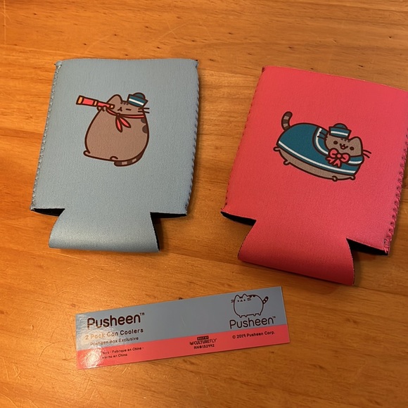 Pusheen can coolies/coolers (2 pack) - Picture 2 of 2